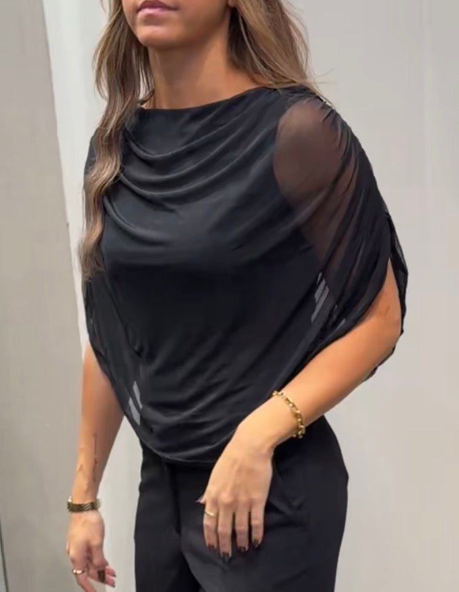 AWDALIA Top - Black